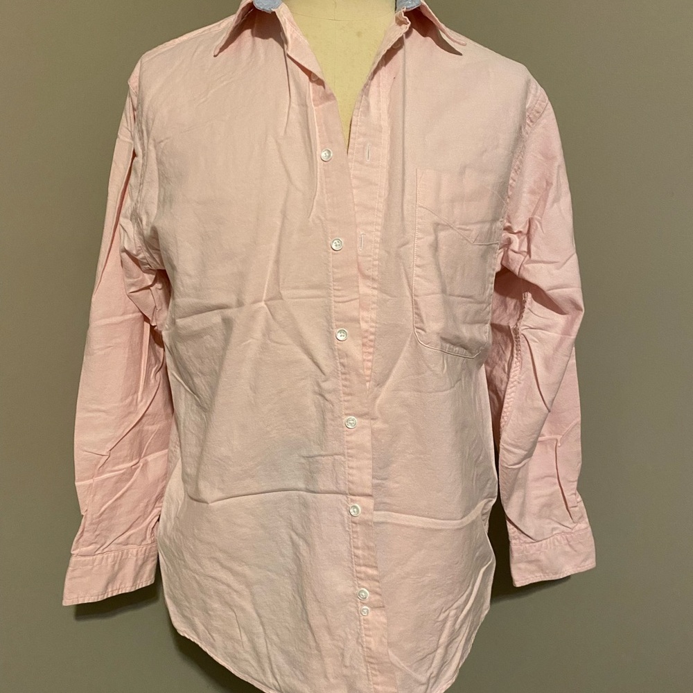 Men's Pink Button-Up Shirt